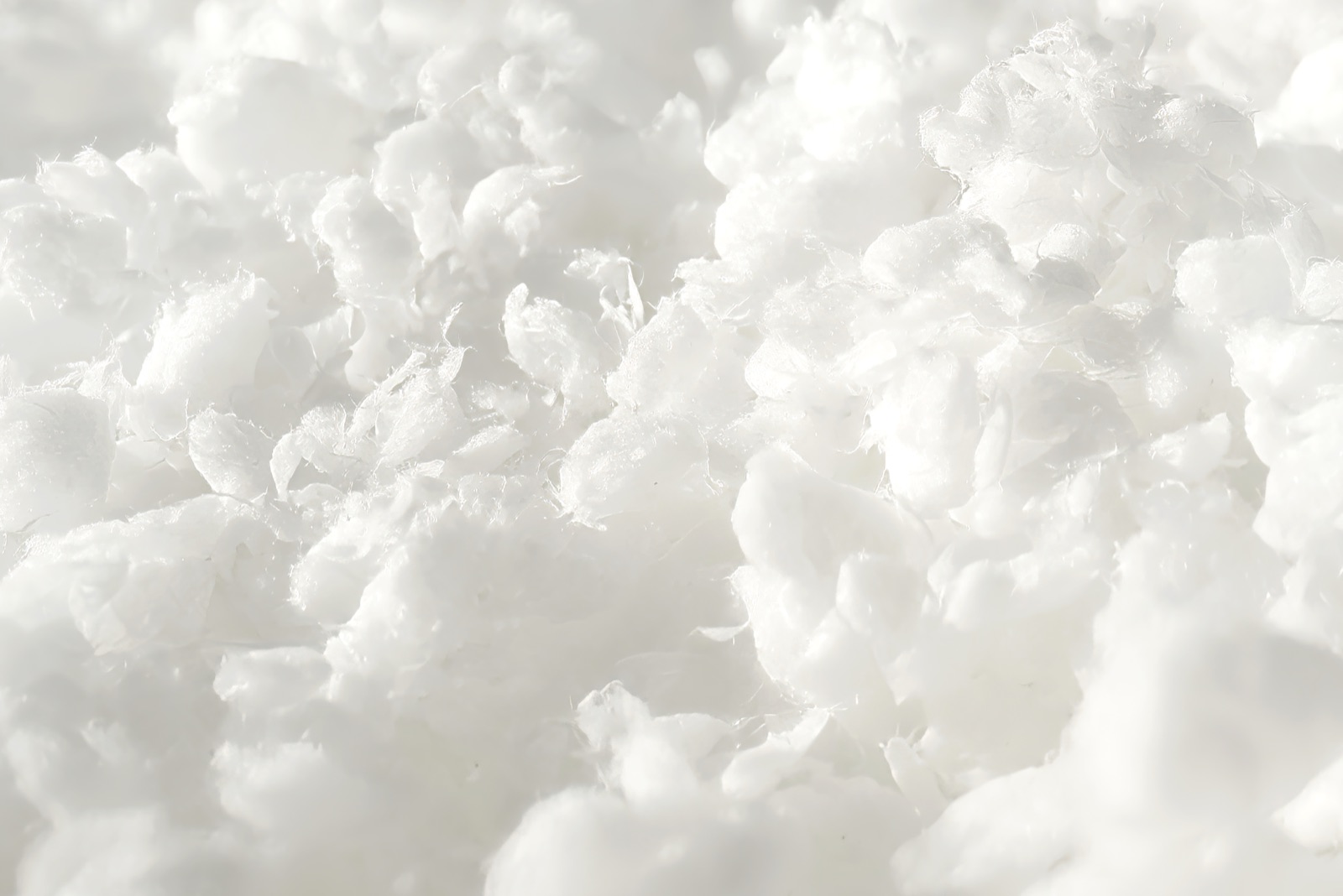 Soft, fluffy pulp fibres